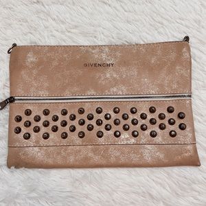 Givenchy Studded Distressed Clutch Bag
